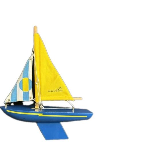 Bosun Boats By Reeves Intrepid 8” Sailing Yacht 40801 New/ Box - Picture 2 of 2